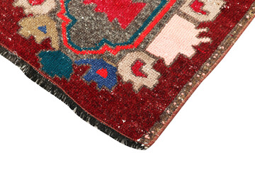 Textures and patterns in color from woven carpets - 781297904
