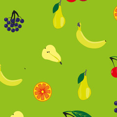seamless pattern with fruit