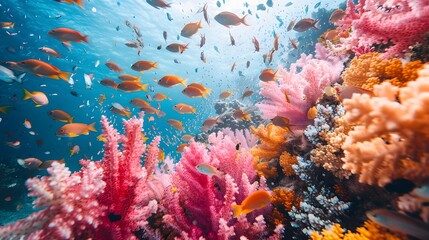 Aquatic Ecosystem Design: Natural Beauty of Coral and Fish