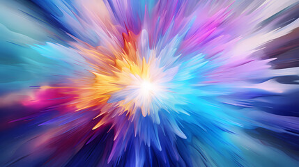 Modern stylish colorful 3D explosion design background