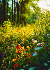 Dappled Light in the Summer Meadow