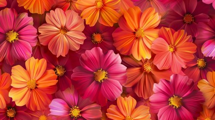 Flower pattern background design.