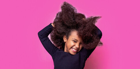 Smiling african girl. Smile little african american girl. African American girl smile and curly hair. Laughing cute afro girl portrait. Cute small woman smiling