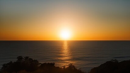 Fototapeta premium Beautiful red sunset