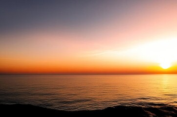Fototapeta premium Beautiful red sunset