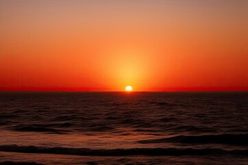 Fototapeta premium Beautiful red sunset