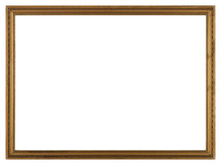 Narrow patterned picture frame on a transparent background, in PNG format.