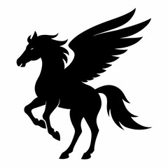 Pegasus Horse  silhouettes