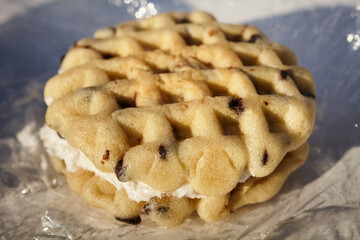 Whoppie Pie made with a waffle cone