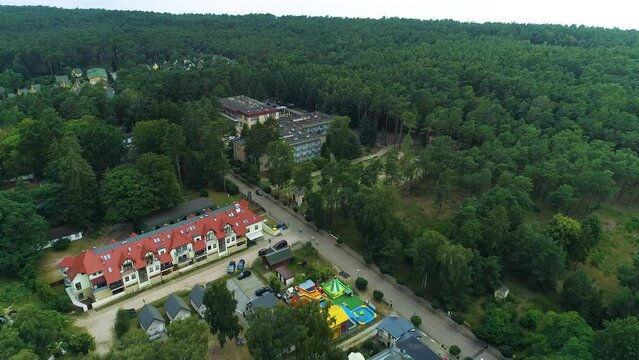 Beautiful Landscape Lukecin Piekny Krajobraz Aerial View Poland