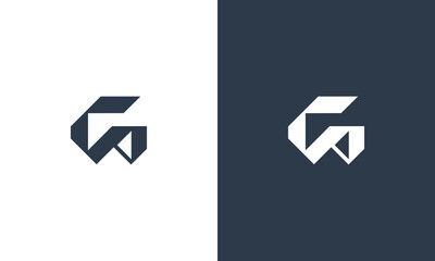 letters g monograms in the illustrated vector design logo technology - obrazy, fototapety, plakaty