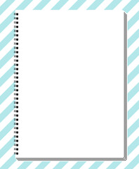 Realistic notebook scraps material
