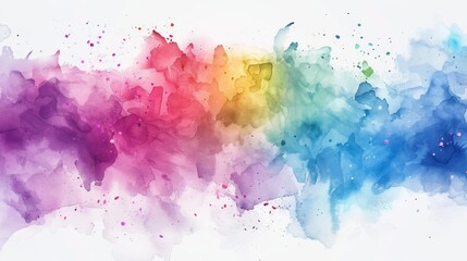 Vibrant Watercolor Explosion - Artistic Background for Creative Design.