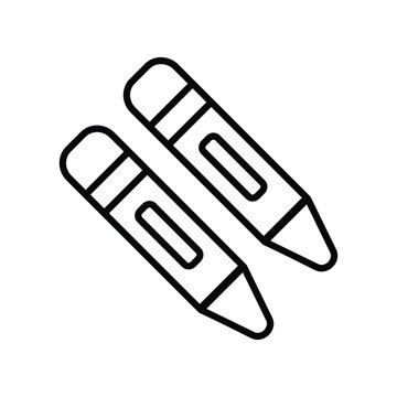 cryon icon with white background vector stock illustration