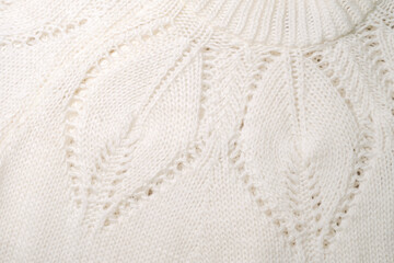 Close Up of a Knitted Sweater