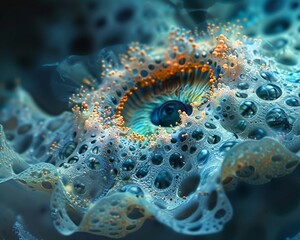 Stunning macro photography capturing the intricate beauty and complexity of a microscopic natural phenomenon. - 781327909