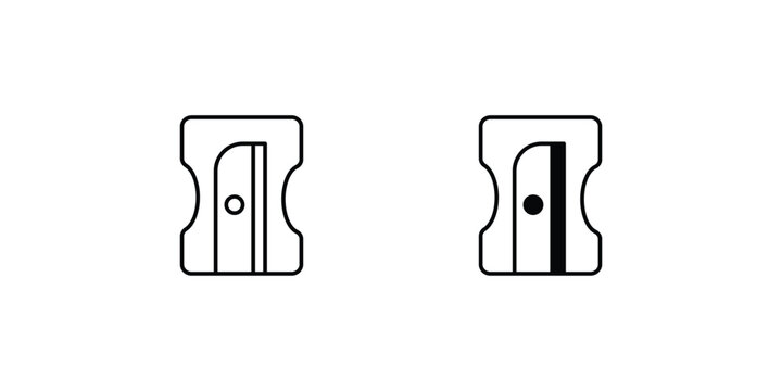 sharpner icon with white background vector stock illustration