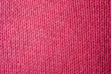 Close Up of Pink Knitted Material - 781331545
