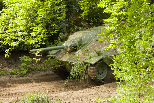 OVERLOON NETHERLANDS MAY 17 2015: Hetzer at Militrack event