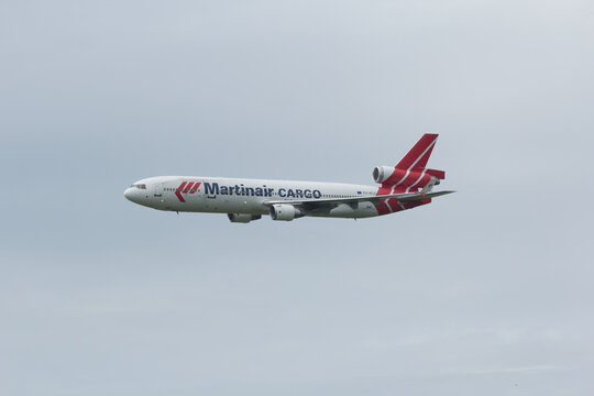LEEUWARDEN NETHERLANDS June 11 2016: MD-11 PH-MCP of Martinair Cargo