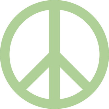 Peace sign. Isolation on transparent background
