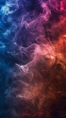 Fototapeta premium color full smoke on a black background. High quality photo, background, design, pattern, modern, bright, fog and smoke, illustration, art, abstract backgrounds, creativity