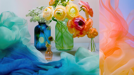 Flowers in a vases