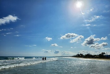 beach and sea