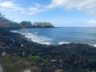 hawai big island, big island, hawai, haway, hawaii, beach, ocean, blue, green, landscape, background, nature, outdoor, Kona city, sand, peace, relax, adventure