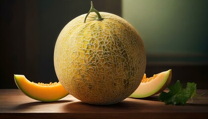 A melon fruit