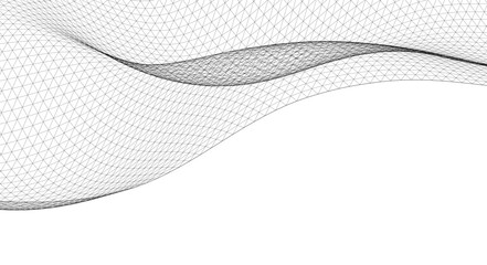 abstract geometric surface wave 3d	
