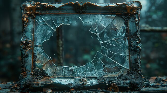 A broken mirror reflecting twisted fates