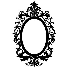 frame, border, vintage, vector, decoration, design, pattern, floral, flower, ornament, illustration, ornate, art, antique, silhouette, oval, old, round, retro, decor, circle, element, decorative, orna