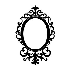 frame, border, vintage, vector, decoration, design, pattern, floral, flower, ornament, illustration, ornate, art, antique, silhouette, oval, old, round, retro, decor, circle, element, decorative, orna