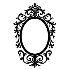 frame, border, vintage, vector, decoration, design, pattern, floral, flower, ornament, illustration, ornate, art, antique, silhouette, oval, old, round, retro, decor, circle, element, decorative, orna