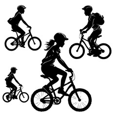 Fototapeta premium Bicycle SVG, Bike SVG, Bicycle Cut File, Bike Cut File, Bicycle Vector, Bike Vector, Bicycle Clipart, Bike Clipart, Cricut, Png, Silhouette, Mountain Bike Svg bundle, svg files for cricut, digital dow