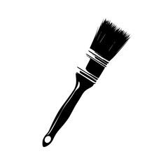 paint brush, brush svg, brush png, brush vector, brush, isolated, paint, white, paintbrush, tool, art, color, object, black, artist, makeup, brushes, beauty, hair, make-up, equipment, bristle, cosmeti
