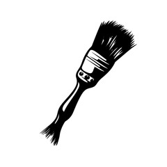 paint brush, brush svg, brush png, brush vector, brush, isolated, paint, white, paintbrush, tool, art, color, object, black, artist, makeup, brushes, beauty, hair, make-up, equipment, bristle, cosmeti
