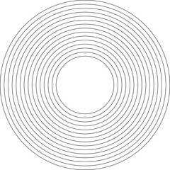 Concentric circle elements. Design geometric