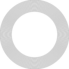 Concentric circle elements. Design geometric