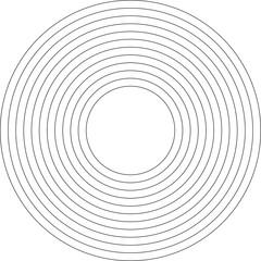 Fototapeta na wymiar Concentric circle elements. Design geometric
