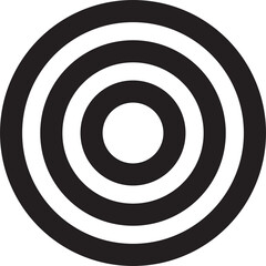 Concentric circle elements. Design geometric