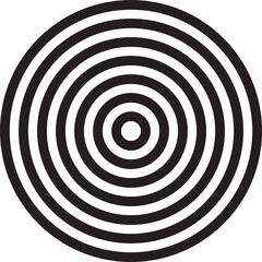 Fototapeta premium Concentric circle elements. Design geometric