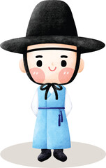 Korean traditional costume.