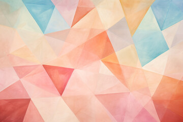 Fototapeta premium Many different colors blend together in a vibrant and dynamic abstract background. Geometric backdrop