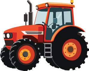 Red Tractor for the Countryside Four Wheel Drive-