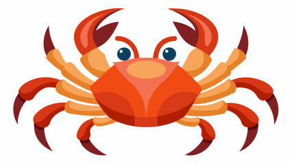 red crab isolated