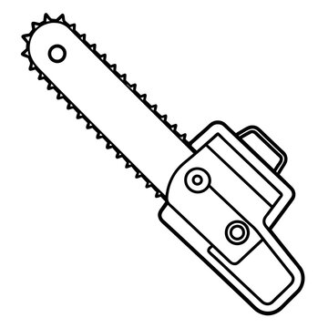 hand saw vector