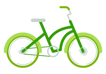 Bicycle icon in stroke style. Bicycle icon, bike on white background vector illustration - 781369309