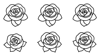 set of roses